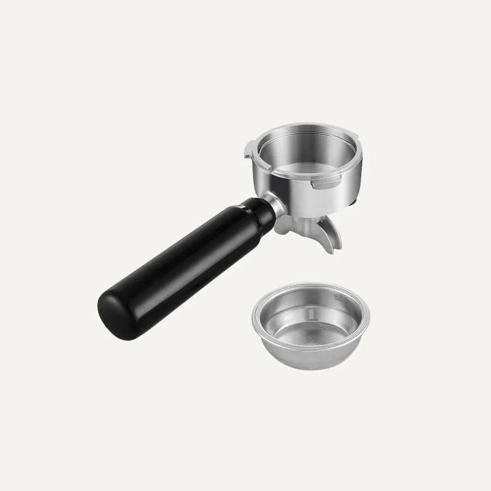 58MM Non Pressurized Double Cup Metal Filter and Portafilter For Espresso Maker ECMF0