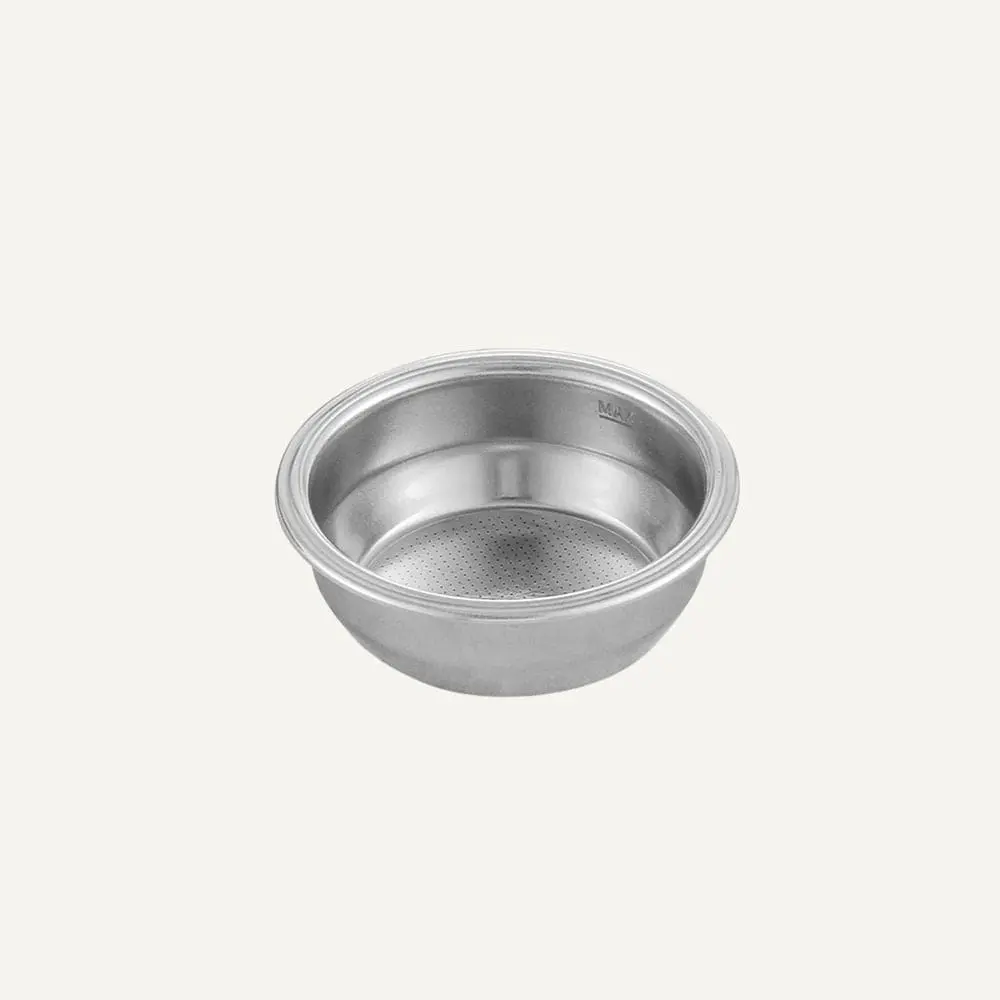 58MM Non Pressurized Double Cup Metal Filter For Espresso Coffee Machine ECMF0