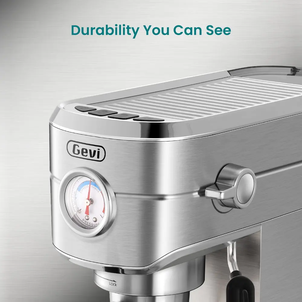 Compact Espresso Coffee Machine with Milk Frother ECMG0 - Image 8
