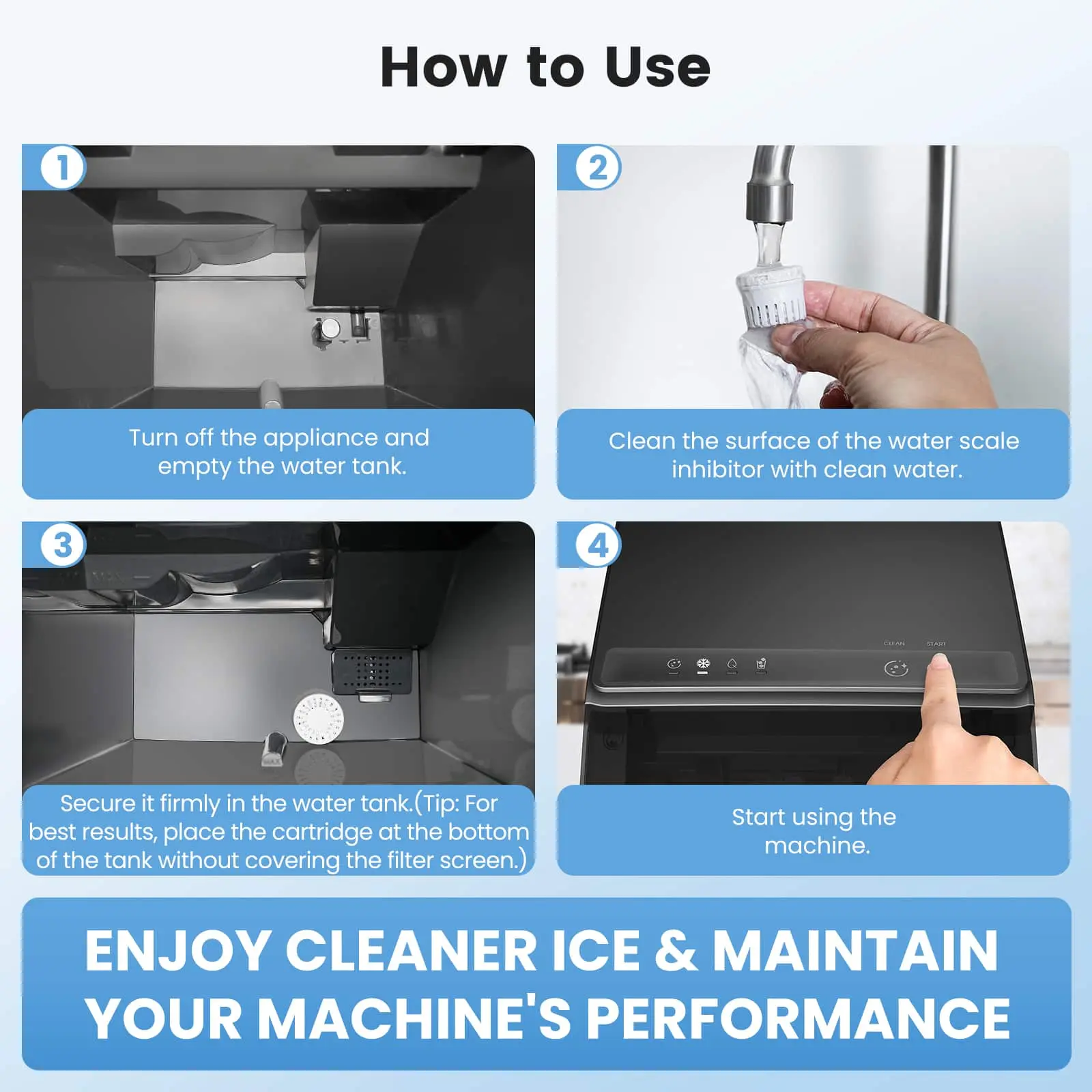 Gevi Food-Grade Water Scale Inhibitor for Ice Maker & Coffee Makers - Image 6