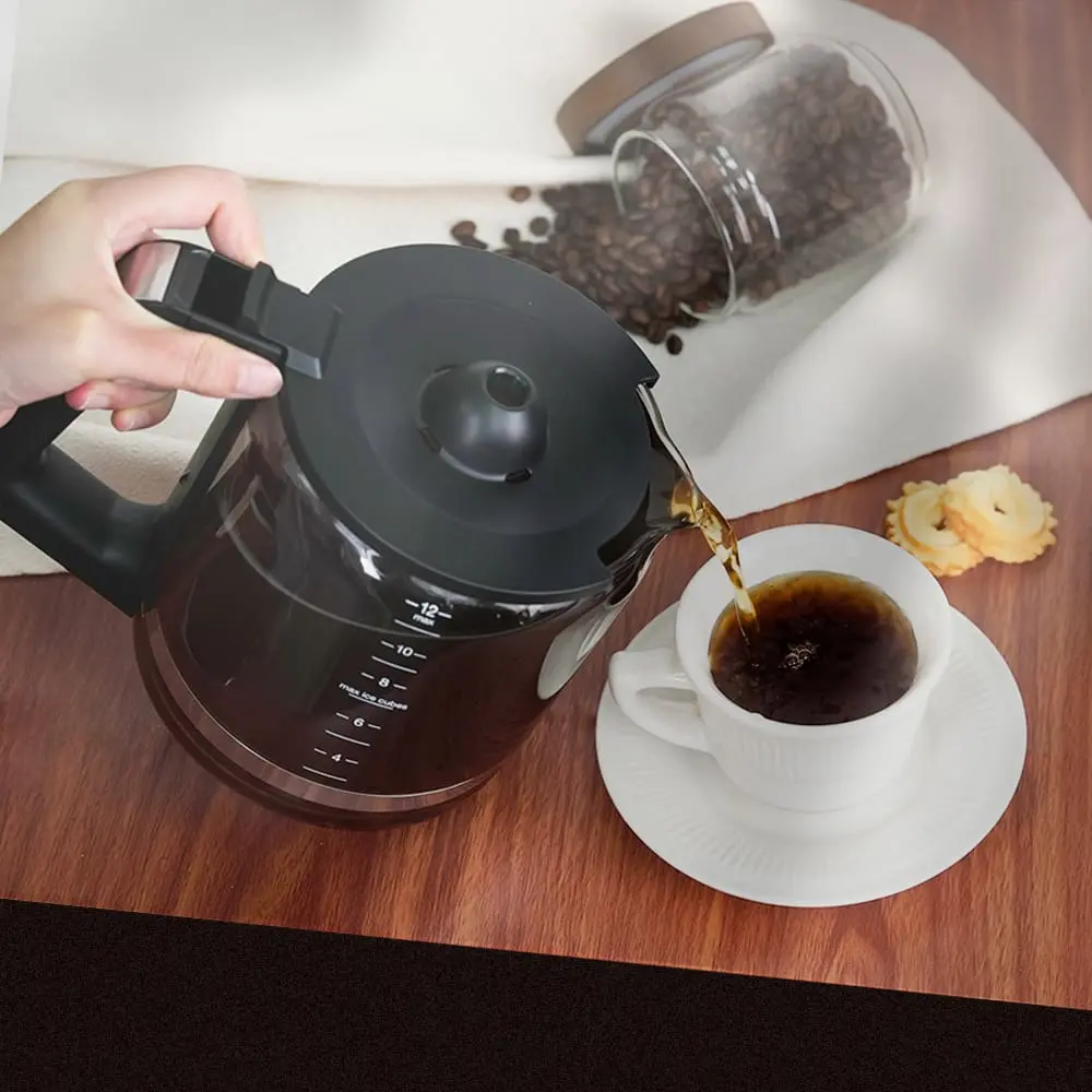 GEVI 12-Cup Programmable Drip Coffee Maker Machine with LED Touchscreen DCMA0 - Image 10
