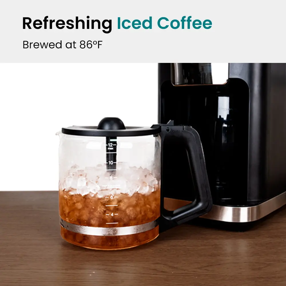 GEVI 12-Cup Programmable Drip Coffee Maker Machine with LED Touchscreen DCMA0 - Image 4