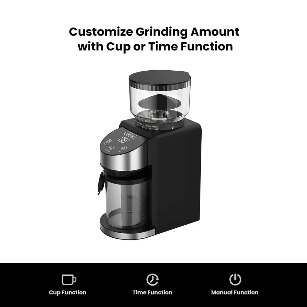 Gevi Burr Coffee Grinder for Espresso, Drip, Percolator, French Press, American, Turkish Coffee CGA0 - Image 3