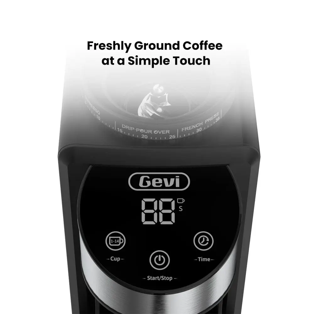Gevi Burr Coffee Grinder for Espresso, Drip, Percolator, French Press, American, Turkish Coffee CGA0 - Image 4