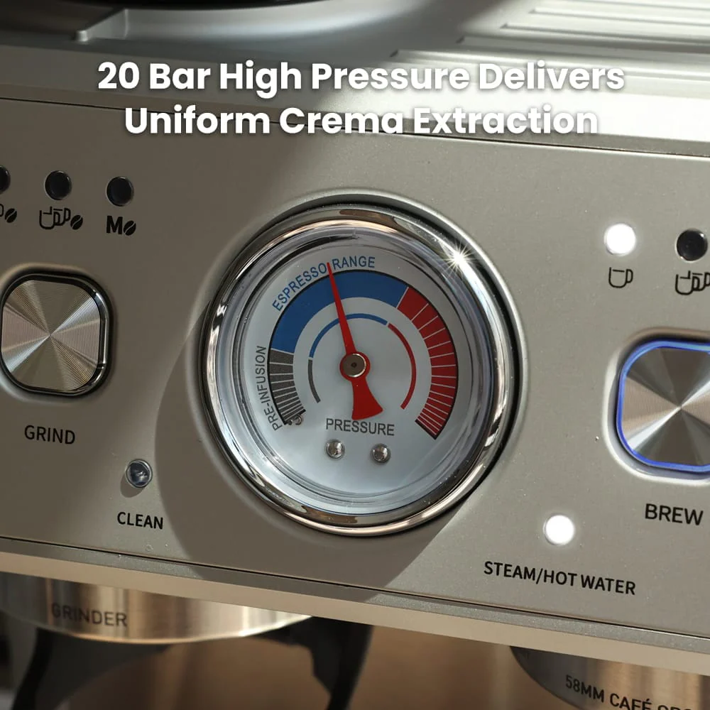 GEVI Dual Boiler Espresso Coffee Maker Machine ECMF0 - Image 10