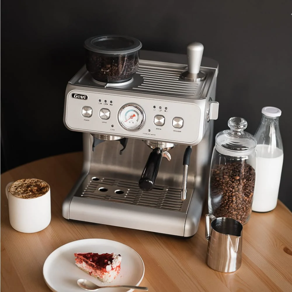 GEVI Dual Boiler Espresso Coffee Maker Machine ECMF0 - Image 13