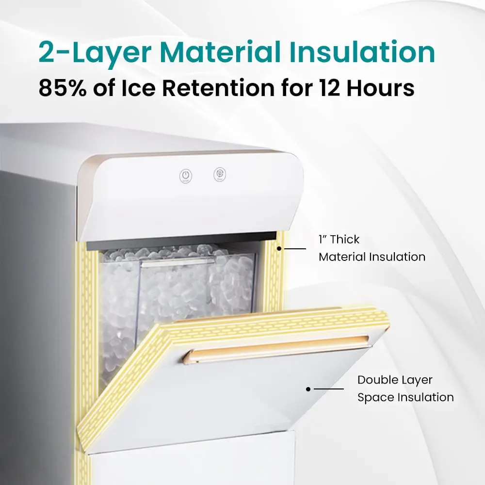 GEVI Household V2.0 Countertop Nugget Ice Maker Machine for Home IMNA0 - Image 10