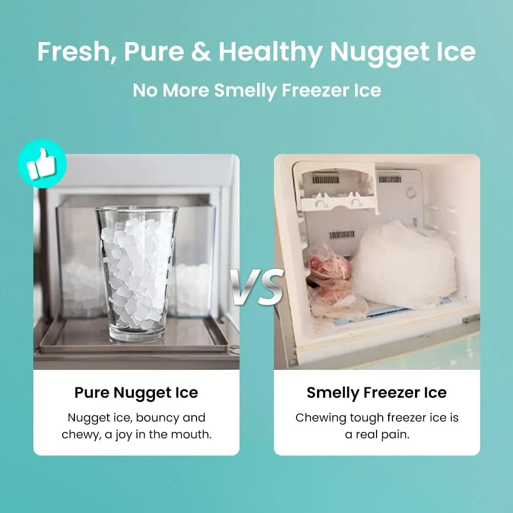 GEVI Household V2.0 Countertop Nugget Ice Maker Machine for Home IMNA0 - Image 5