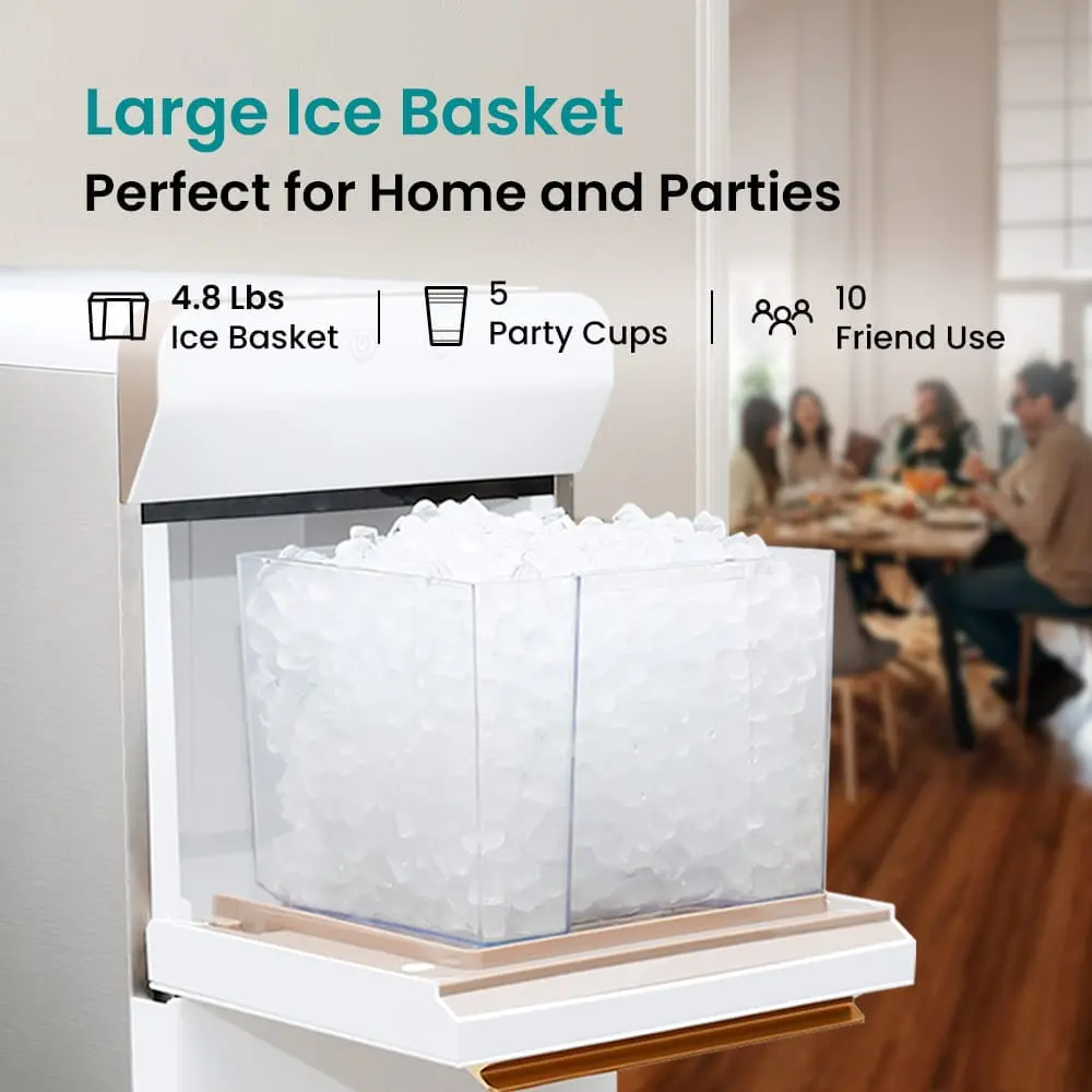 GEVI Household V2.0 Countertop Nugget Ice Maker Machine for Home IMNA0 - Image 9