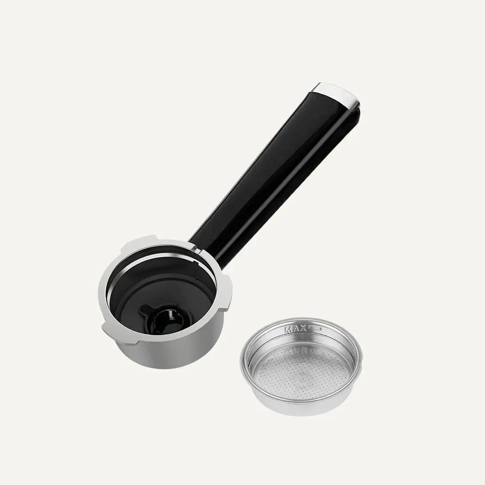 Single Cup Dual Wall Metal Filter and Portafilter Combo For Espresso Coffee Machine ECMG0, ECMA0 - Image 4